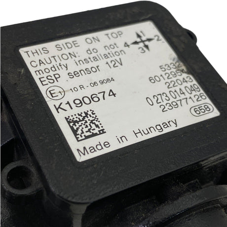 1275102465 Genuine Bandix Yaw Rate Sensor - Second Truck Parts