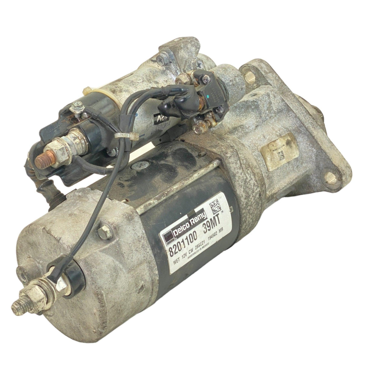8201100 Genuine Delco Remy Starter Motor Model 39Mt 12V - Second Truck Parts