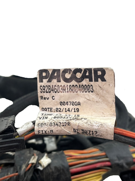 Y92-6036 Genuine Paccar Wiring Harness