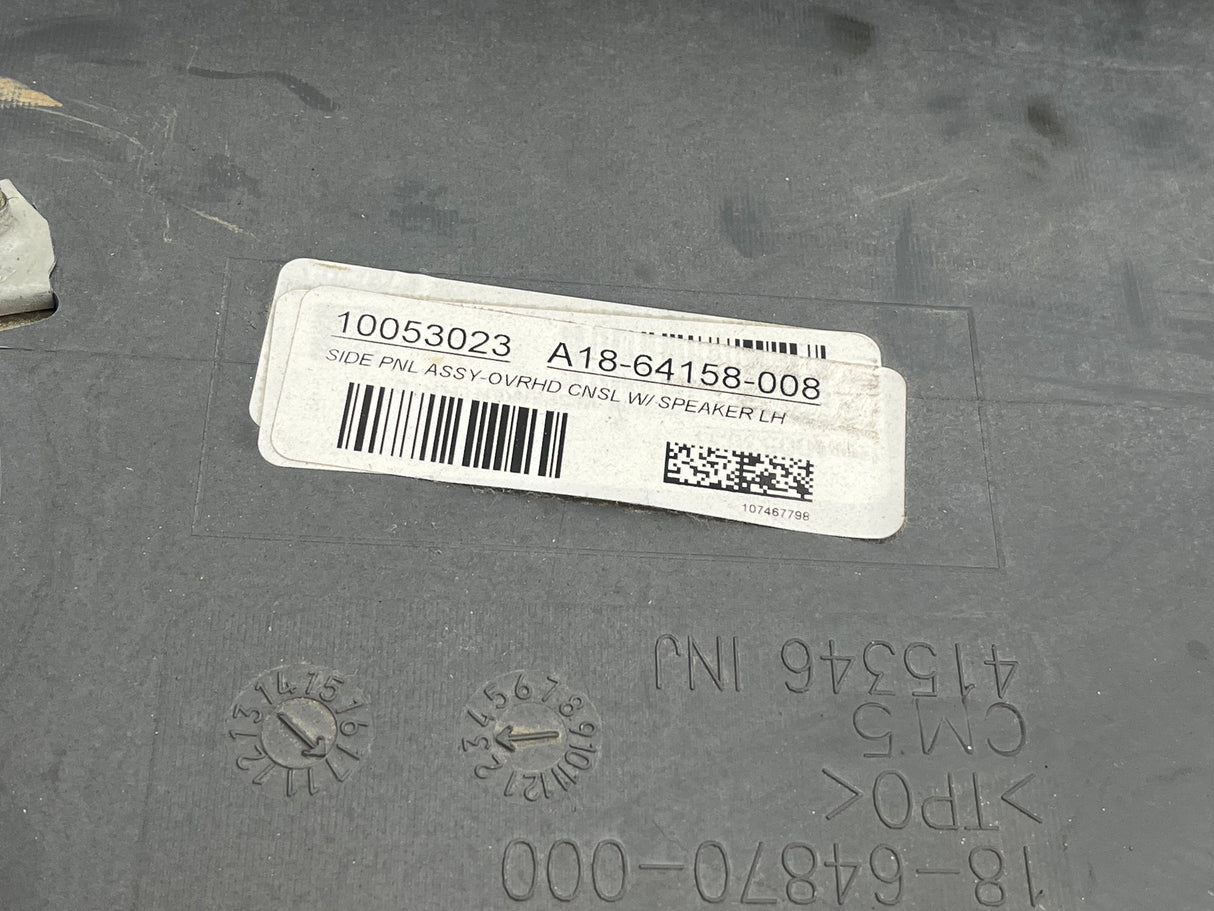 A18-64871-004 Genuine Freightliner Left Hand Overhead Console Side Panel