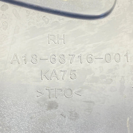 A18-68716-006 GGenuine Freightliner Right A-Pillar Upper Cover