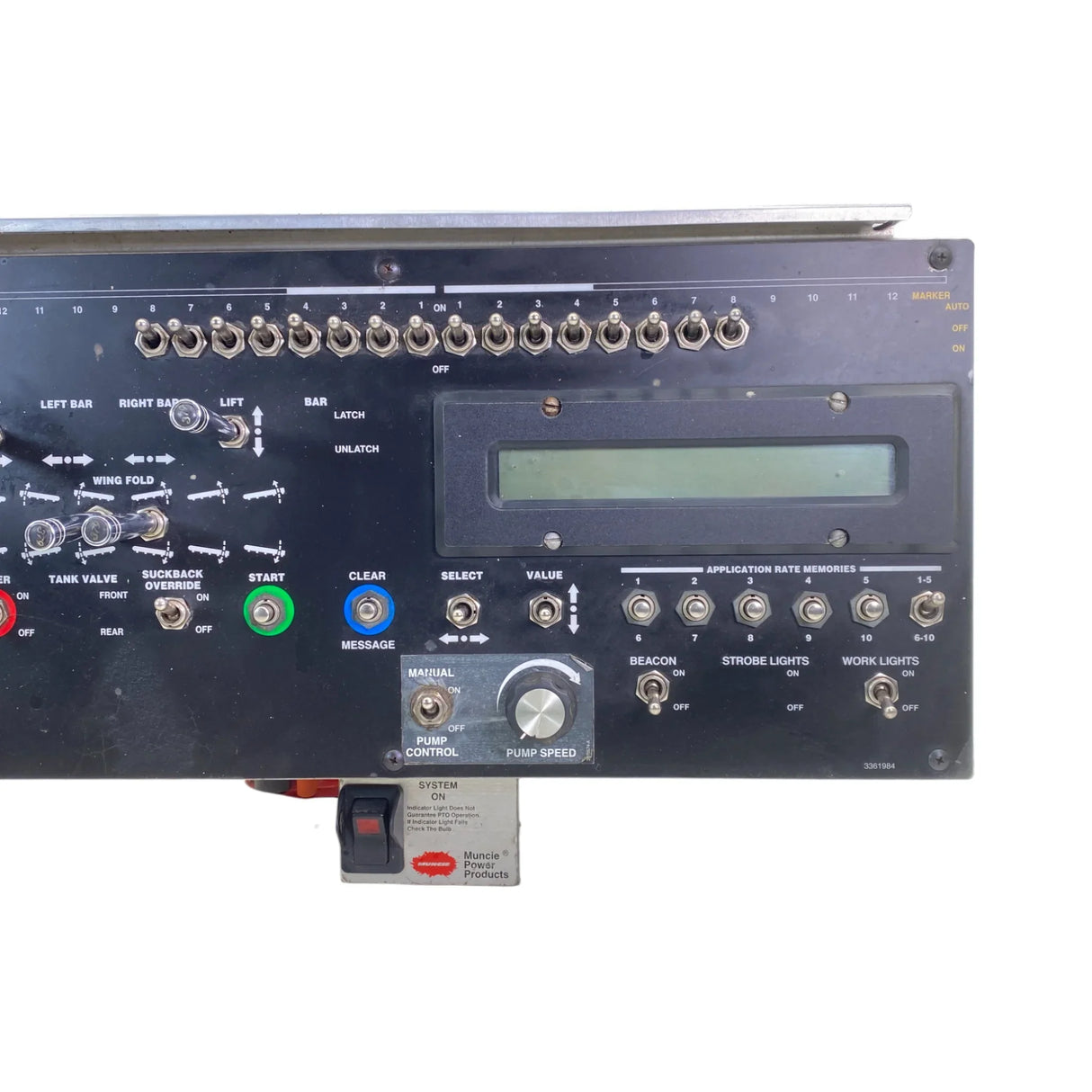 3361984 Genuine Etnyre Cab Control Panel - Second Truck Parts