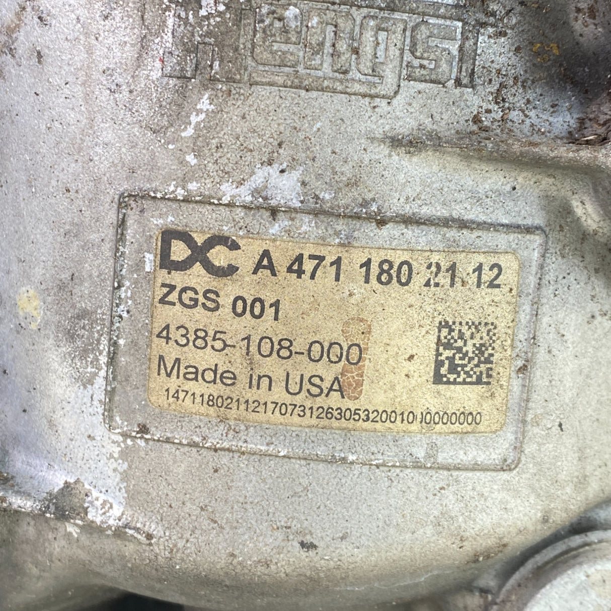 A4711802112 Genuine Detroit Diesel Oil And Coolant Module