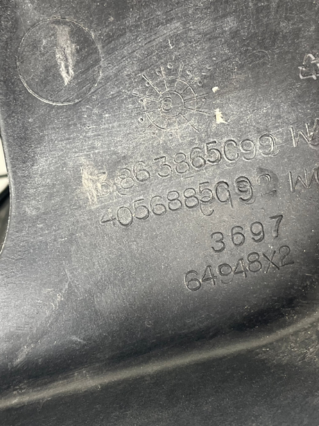 4056885C92 Genuine International Baffle Assembly Motor Cover Cowl Tray Assembly - Second Truck Parts