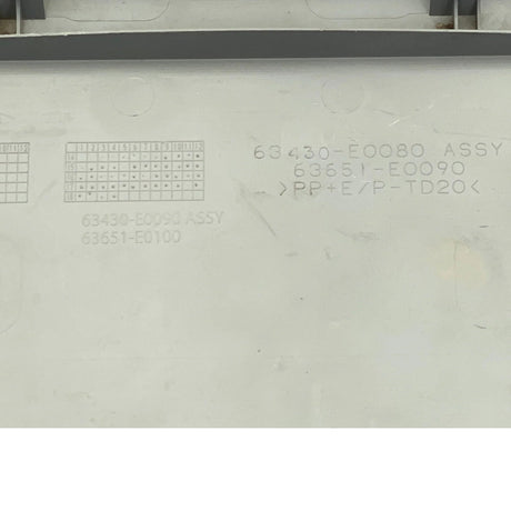 000.00 Genuine Hino Left Overhead Storage Console