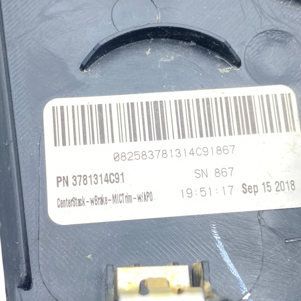 3781314C91 Genuine International Dash Panel
