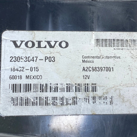 A2C98397001 Genuine Volvo Instrument Cluster