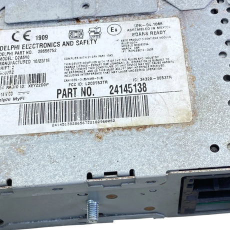24145138 Genuine Volvo Bluetooth Radio Assembly
