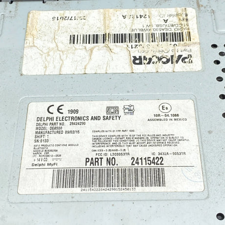 24115422 Genuine Paccar Radio