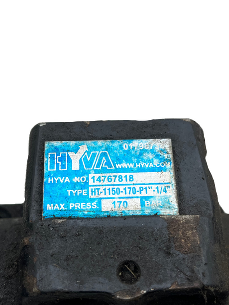 14767818 Genuine Hyva Tipping Valve - Second Truck Parts