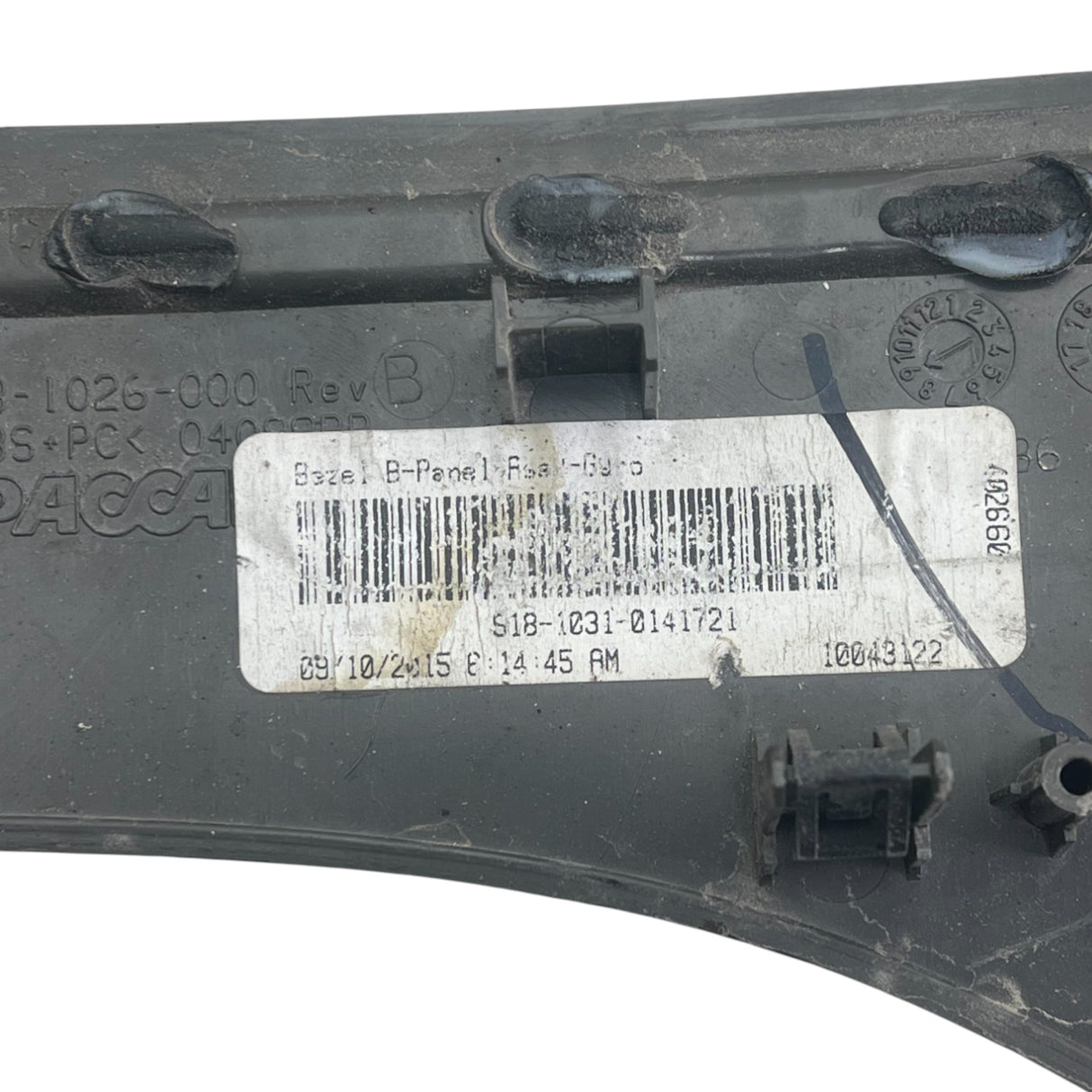 S18-1031-0141721 Genuine Kenworth Dash Panel