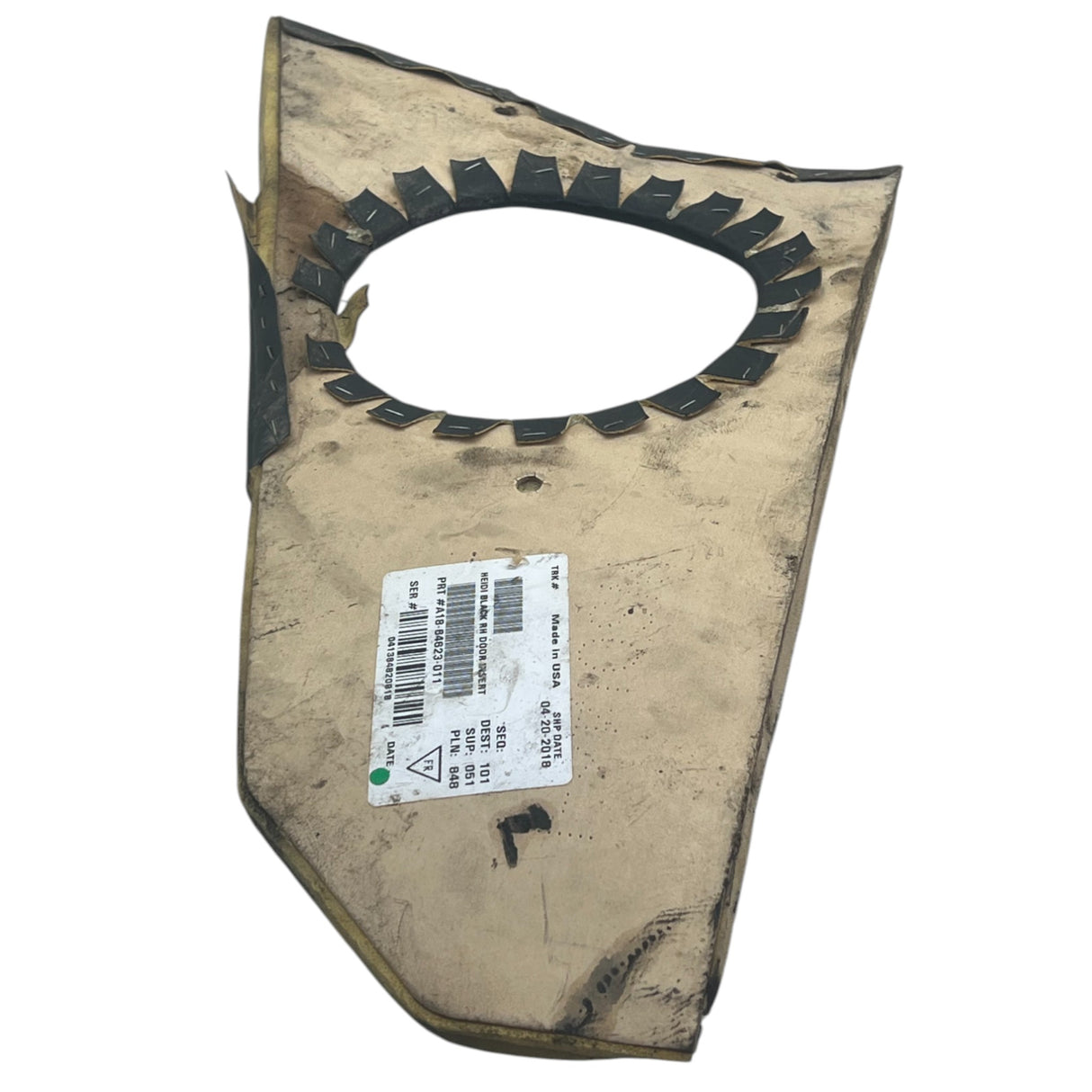 A18-64623-011 Genuine Freightliner Right Hand Door Panel Upholstery