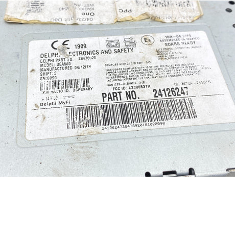 24126247 Genuine Freightliner Radio AM FM CD