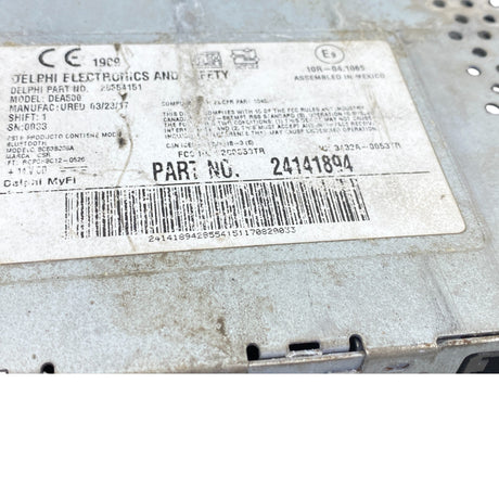 24141894 Genuine Volvo Bluetooth Radio