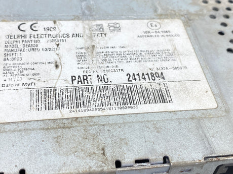 24141894 Genuine Volvo Bluetooth Radio