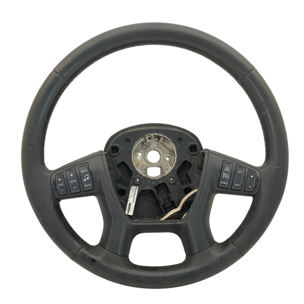 J91-6002-220 Genuine Paccar Leather Multifunction Steering Wheel