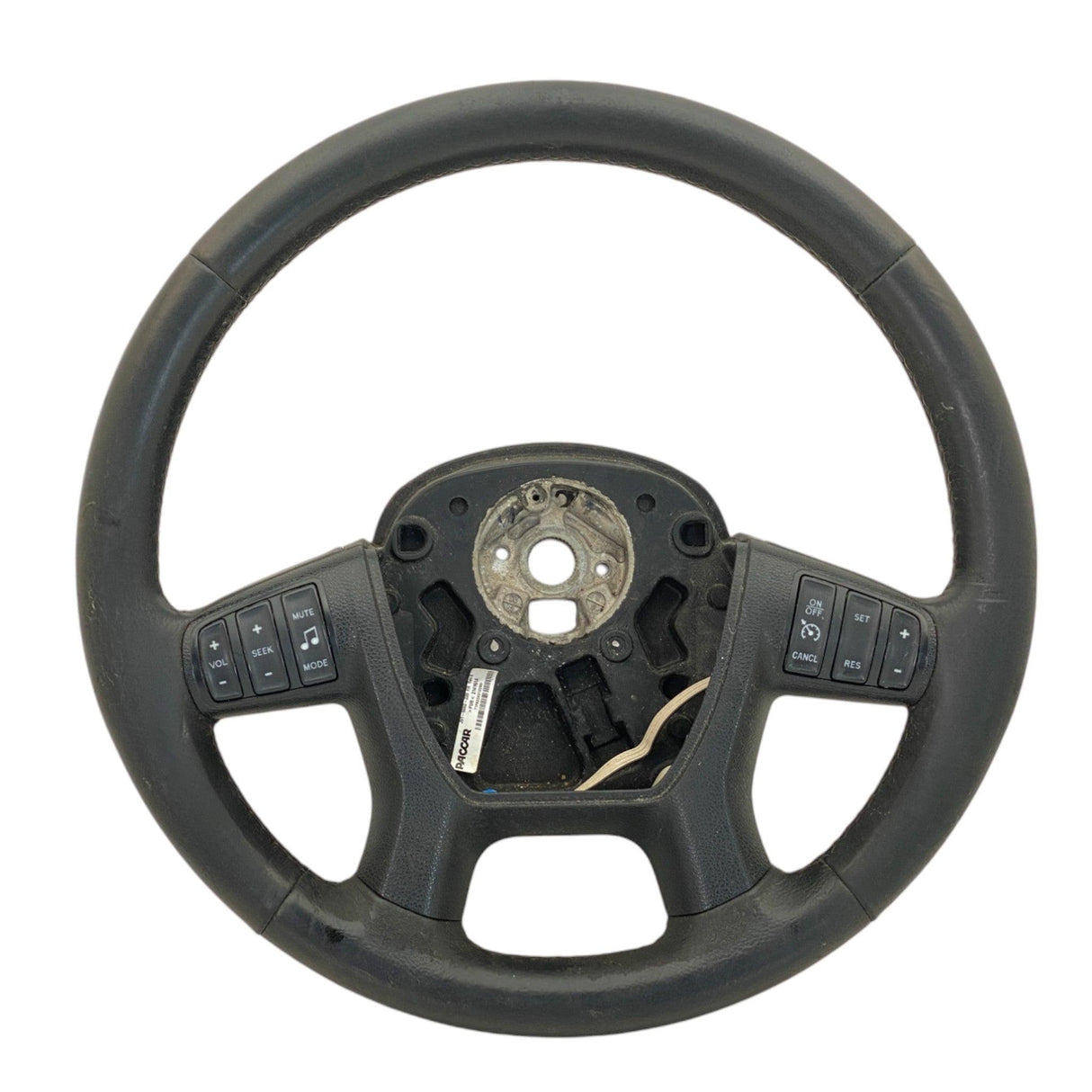 J91-6002-320 Genuine Paccar Leather Multifunction Steering Wheel