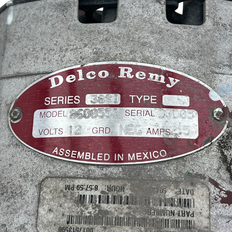8600552 Genuine Delco Remy Alternator 12V 215A