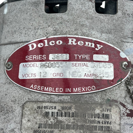 22988037 Genuine Delco Remy Alternator 12V 215A