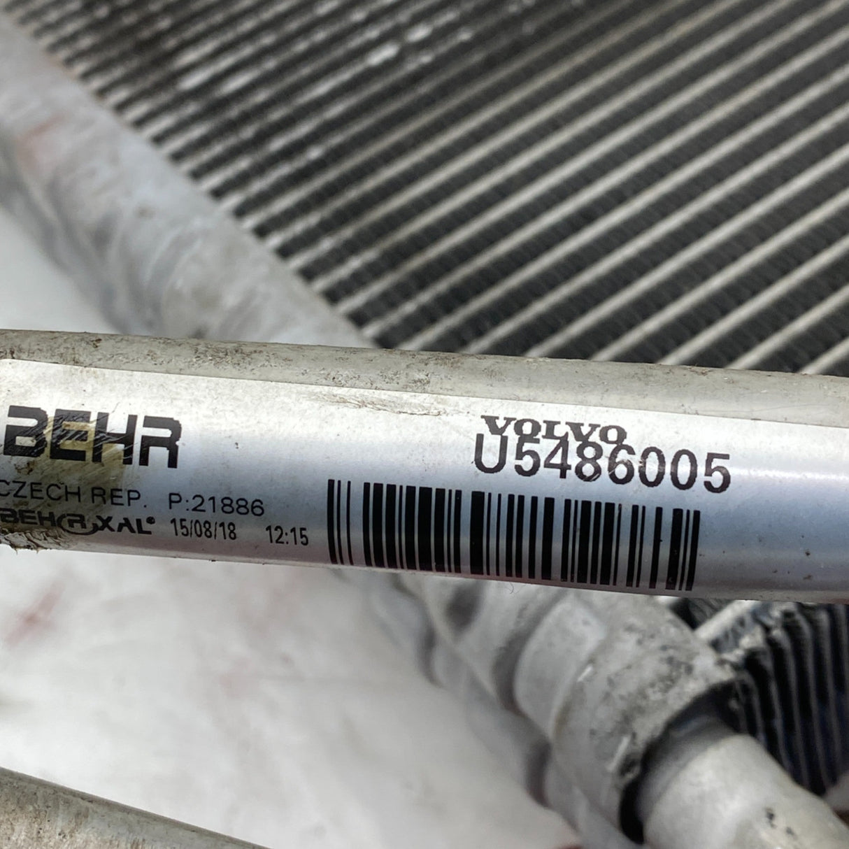 183873-821 Genuine Volvo Right Air Conditioner Condenser