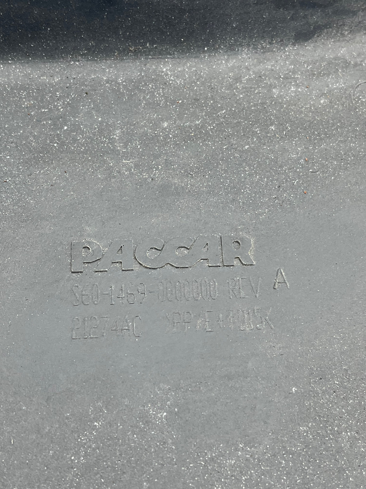 Genuine Peterbilt Left Side Pillar Trim Panel