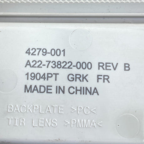 A22-73822-000 Genuine Freightliner Rear Dome Light Clear Lens