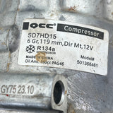 SD7HD15 Genuine QCC A/C Compressor 6 GR 119MM 12V