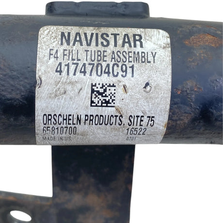4174704C91 Genuine International Oil Pipe Filler Assembly - Second Truck Parts