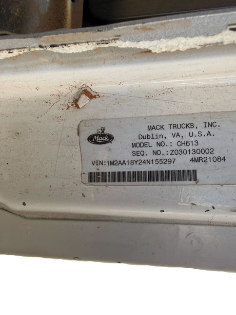 155297 Genuine Mack White Cab CH613