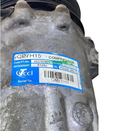 4127929C1 Genuine International AC Compressor PV8-119 Dia TW/CB Radio Block GWA Head - Second Truck Parts