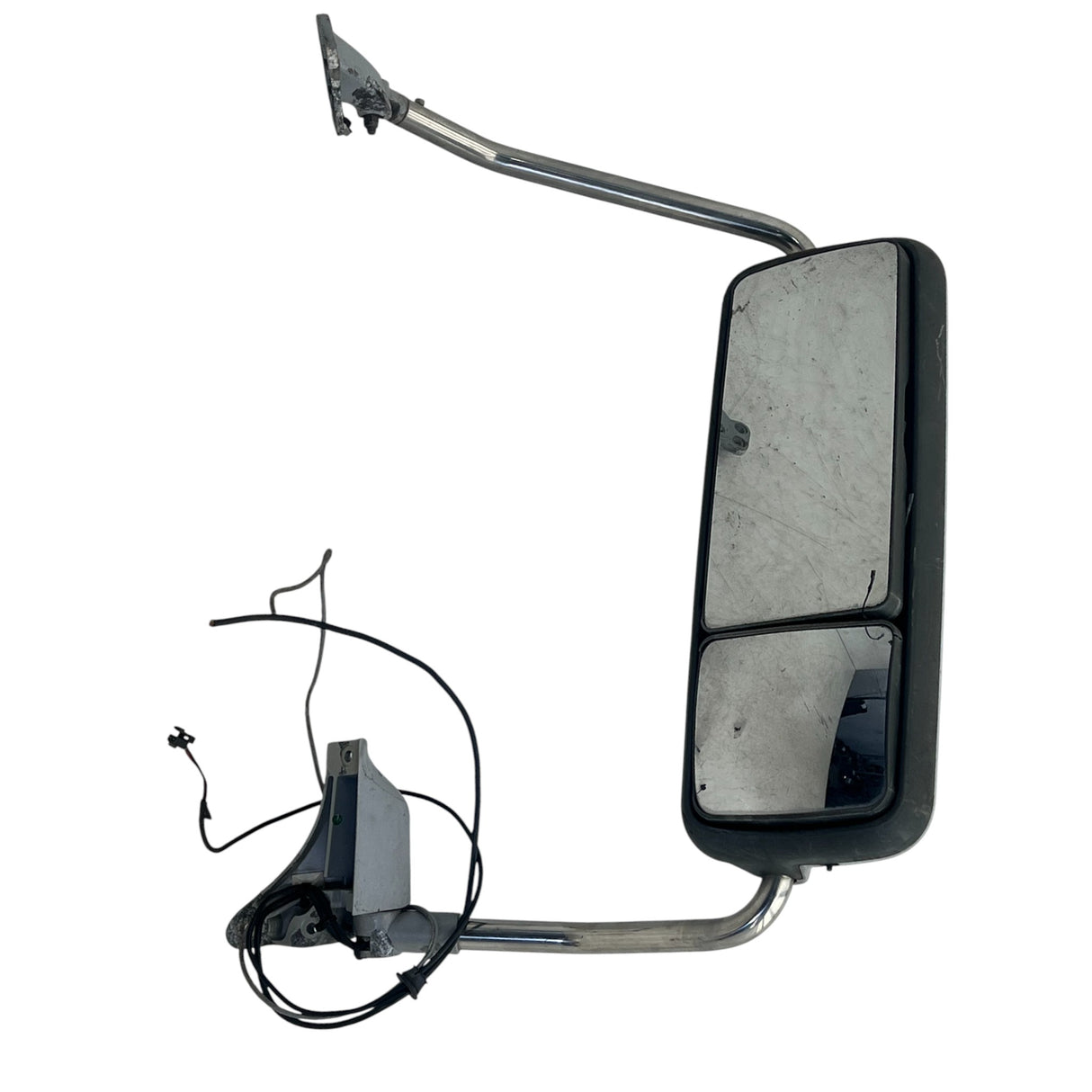 A22-78121-001 Genuine Western Star Right Heated Chrome Mirror Assy w/ Light