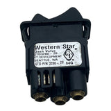 GTD3280-20 Genuine Western Star Diff Lock Dash Console Switch