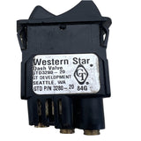 GTD3280-20 Genuine Western Star Diff Lock Dash Console Switch
