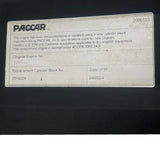 2272049 PE Genuine Paccar Engine Valve Cover