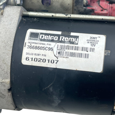 3668605C96 Genuine International Starter Motor 39MT - Second Truck Parts