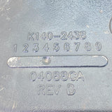 K140-2438-4 Genuine Paccar Left Crossmember Gusset