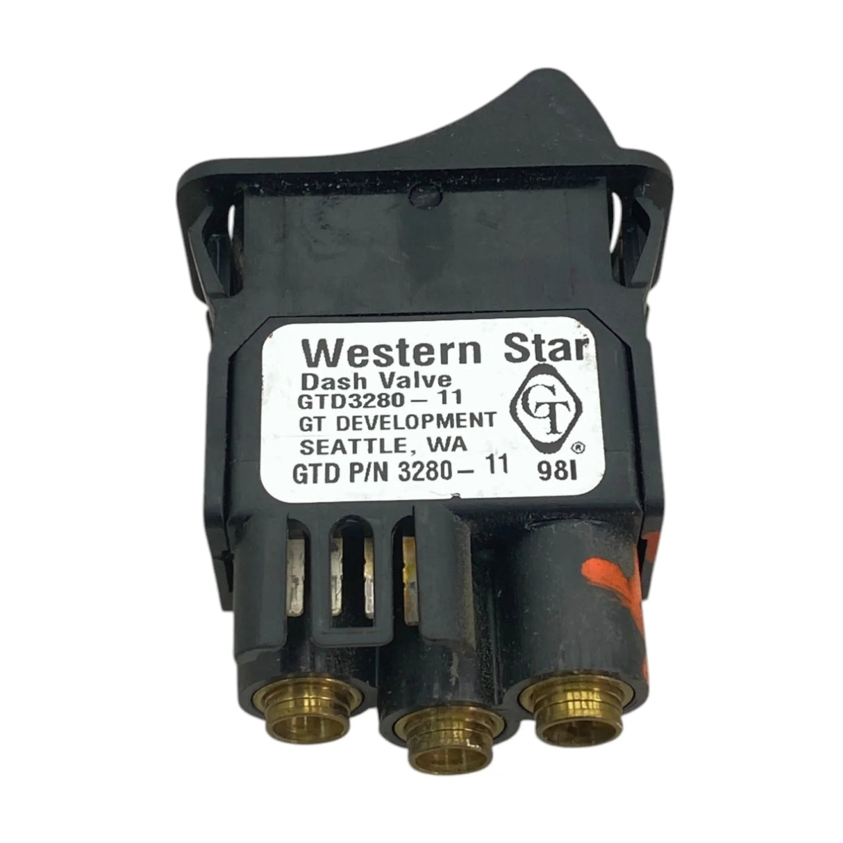 JK4Z14401AP Genuine Western Star Air Dash Switch