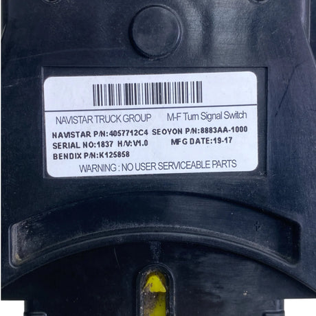 K125858 Genuine International Turn Signal Switch - Second Truck Parts