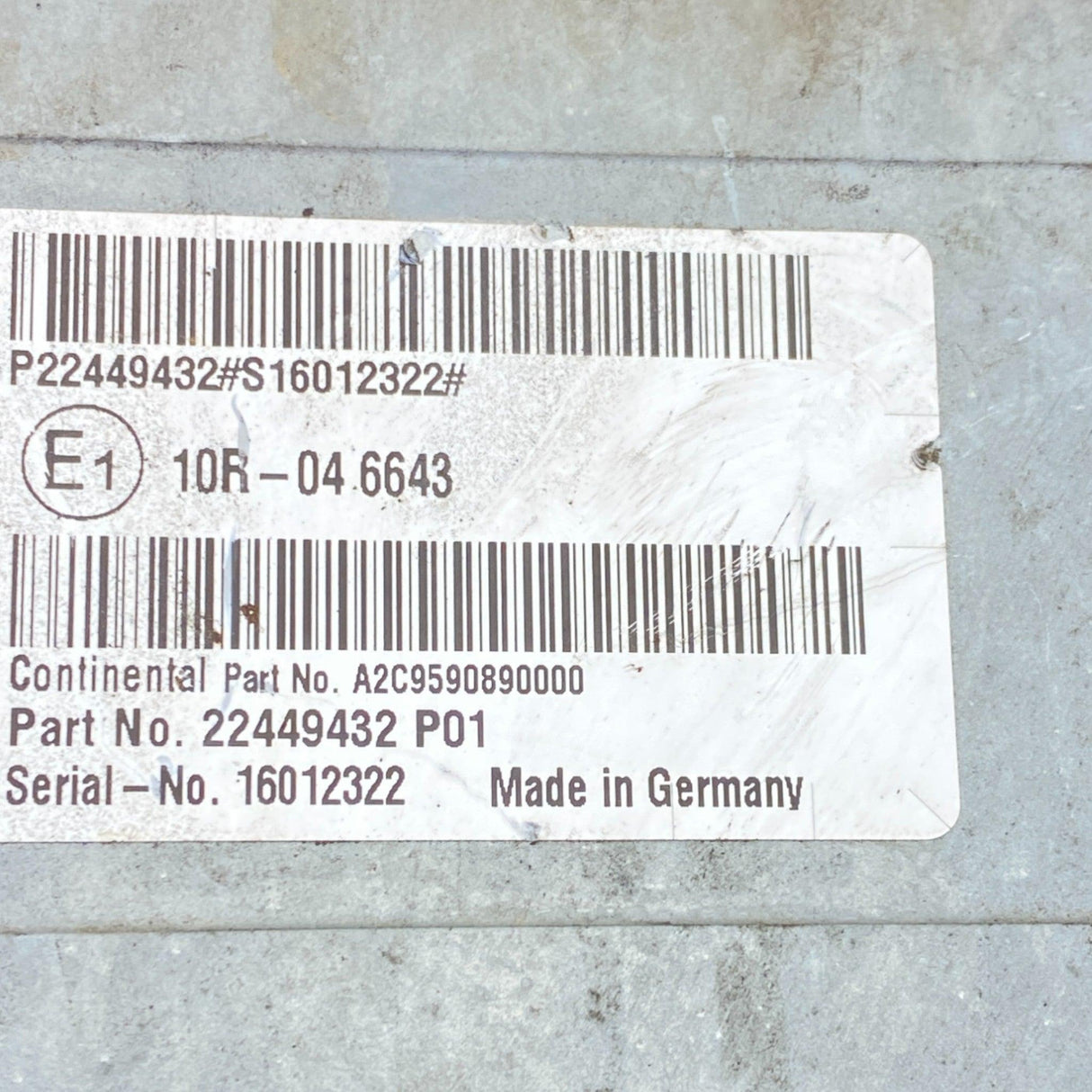 85013239 Genuine Volvo Aftertreatment Control Module