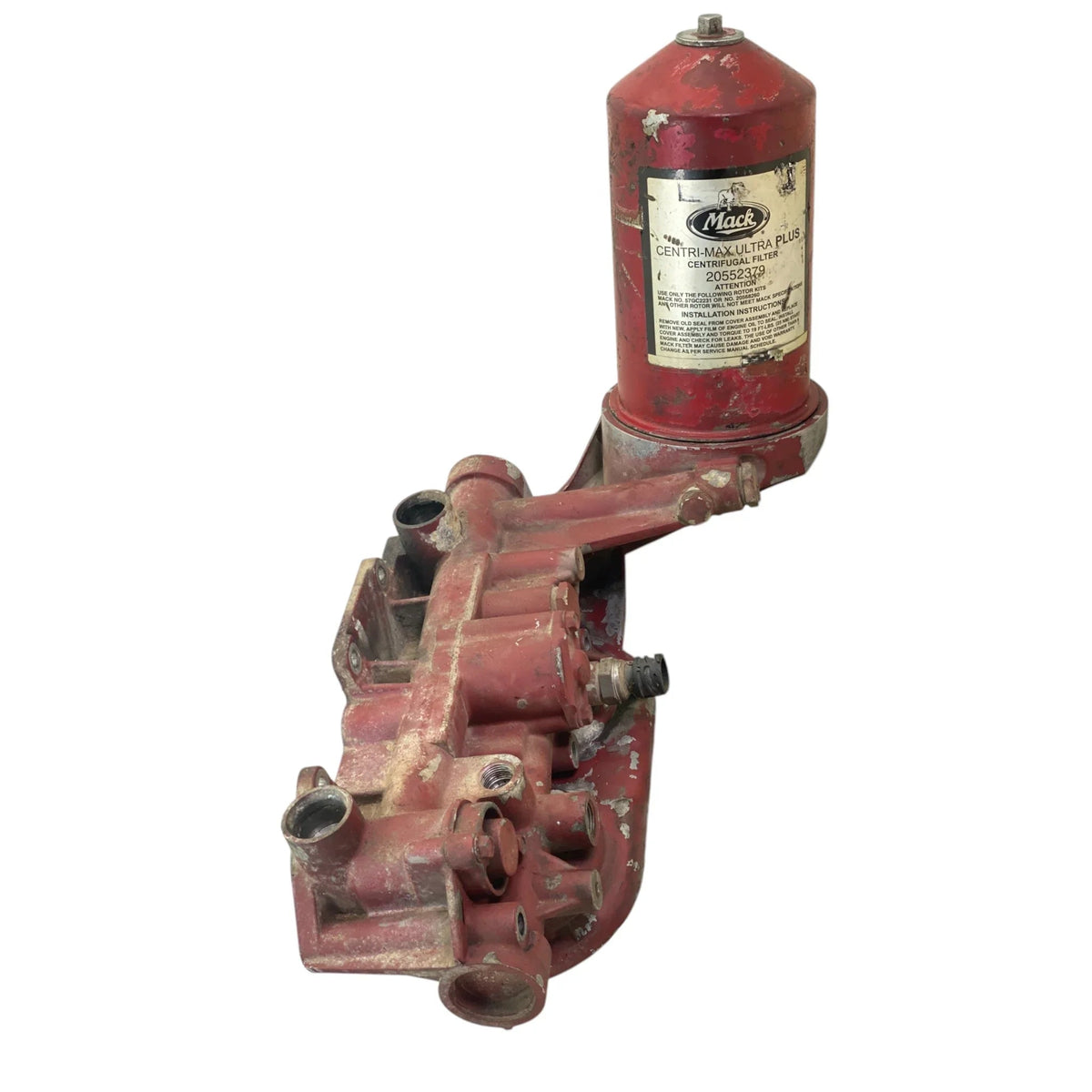 20551220 Genuine Mack Oil Filter Base – Second Truck Parts