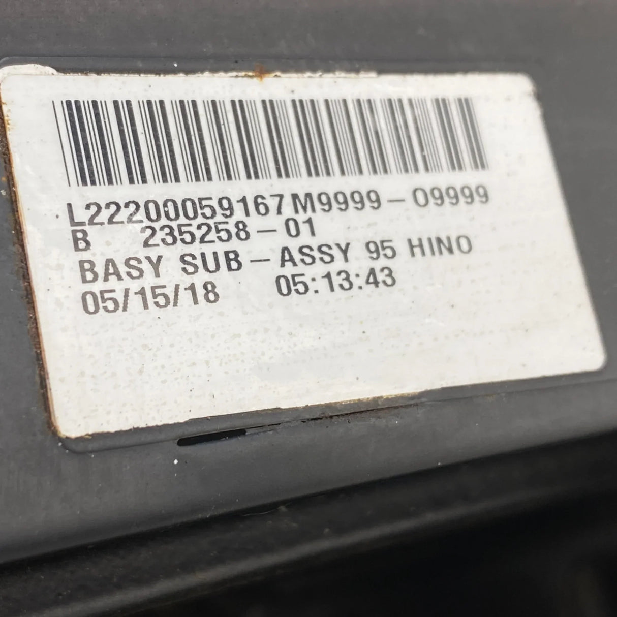 235283-01 Genuine Kenworth Pedestal Seat