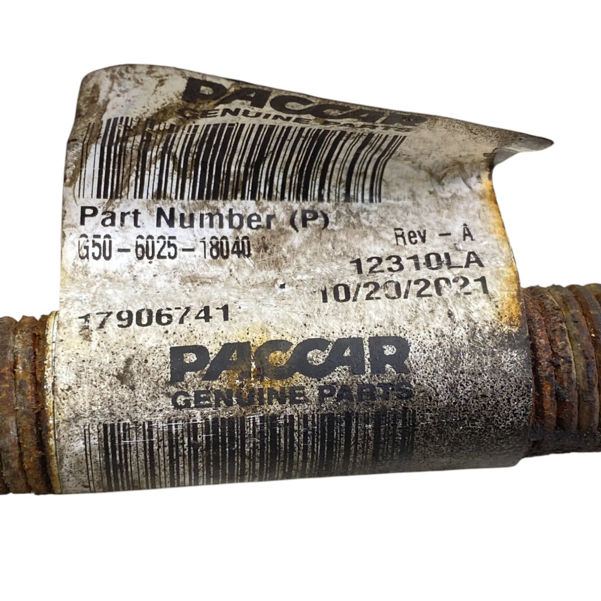 G50-6025-18040 Genuine Paccar Coiled Trailer Emergency Hose