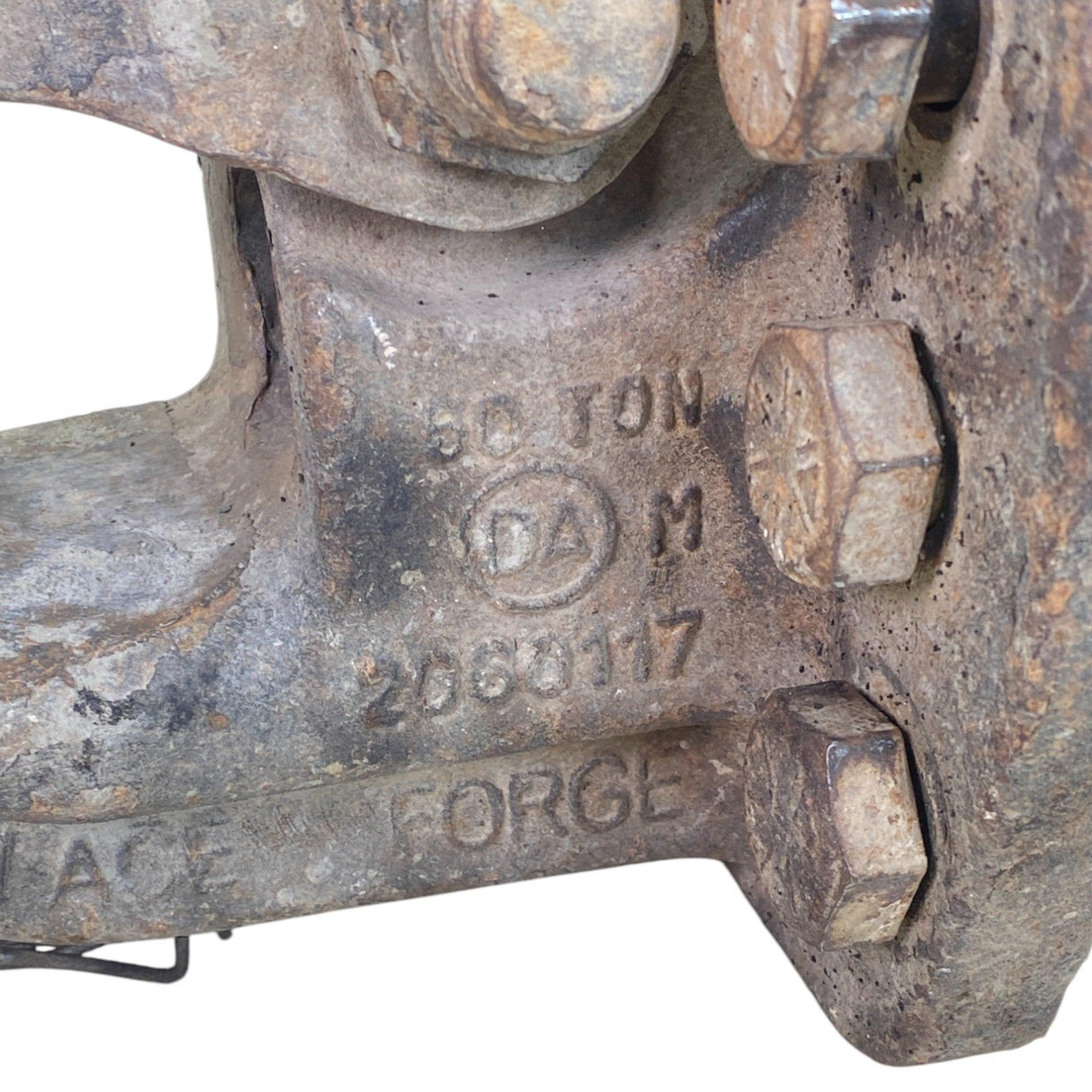 2060117 Genuine Wallace Forge Rigid Mount Pintle Hook With Air Actuator - Second Truck Parts