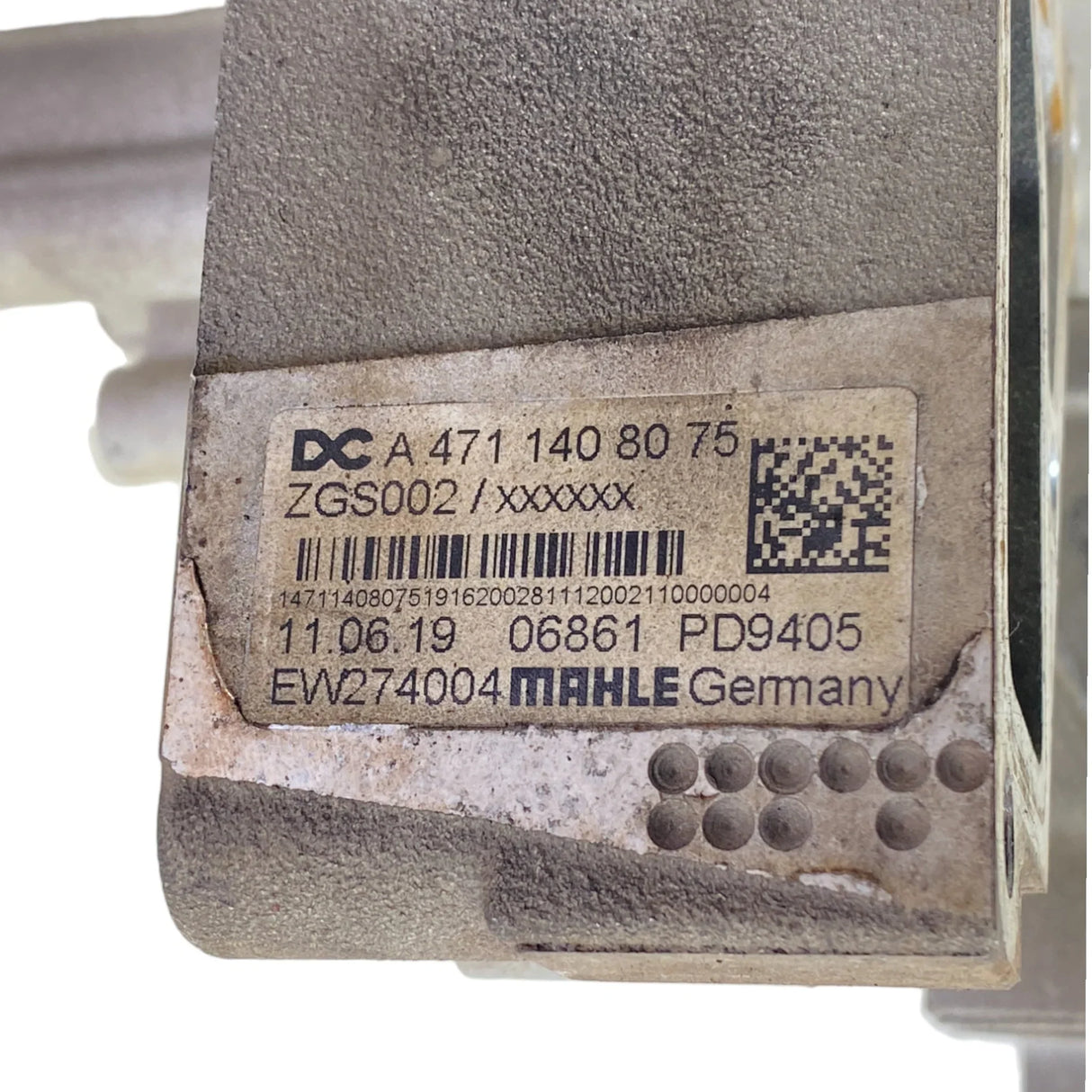 A4711408075 Genuine Detroit Diesel Exhaust Gas Cooler For DD13