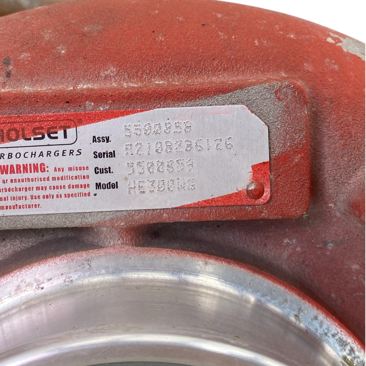 5500859H Genuine Cummins Turbocharger HE300WG