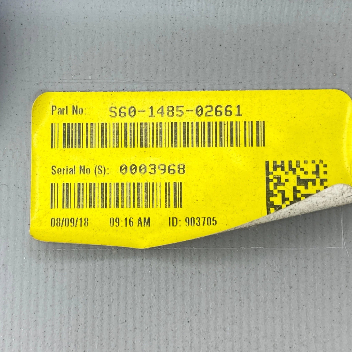 S60-1485-00000 Genuine Paccar Left TRIM B Pillar Day Cab U