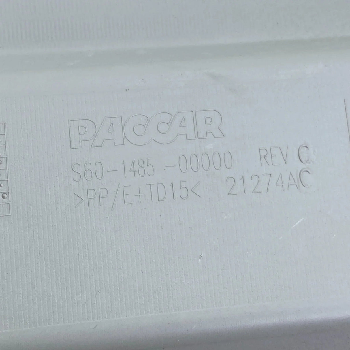 S60-1485-00000 Genuine Paccar Left TRIM B Pillar Day Cab U