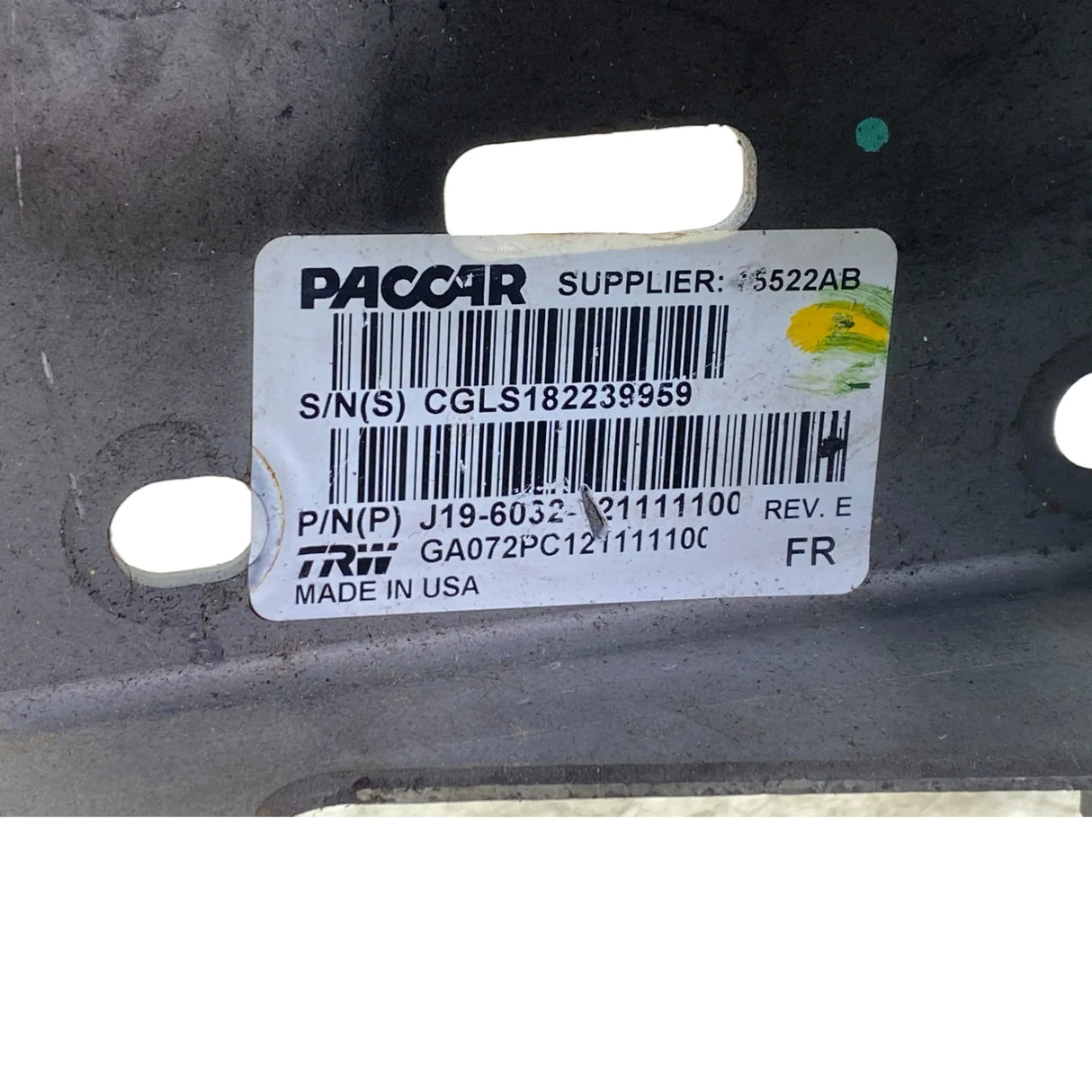 J19-6032-121111100 Genuine Paccar Steering Column