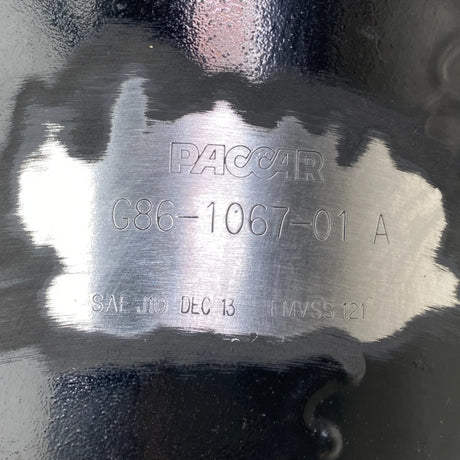 G86-1067-01 Genuine Paccar Steel Air Tank 9.5" x 30.5" - Second Truck Parts
