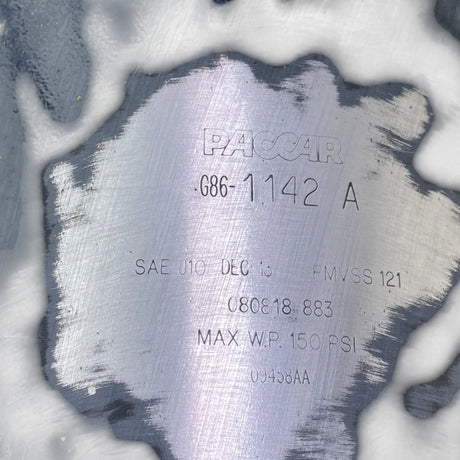 G86-1142 Genuine Paccar Steel Air Tank 9.5" x 24" - Second Truck Parts